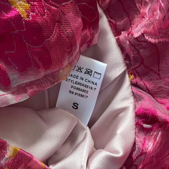 NWOT Altar'd State Floral Jacquard Peplum Corset Top - Picture 5 of 7